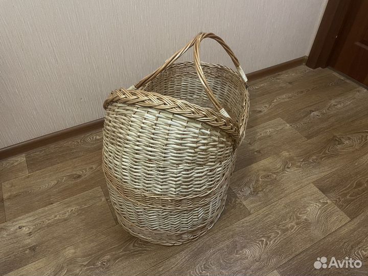 Плетёная детская люлька колыбель