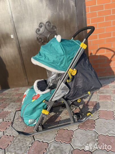 Детские санки коляска