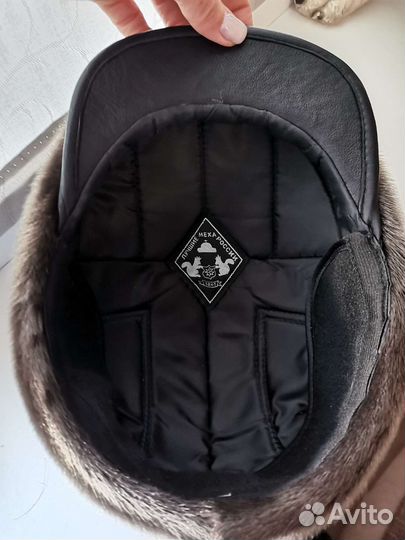 Меховая мужская кепка