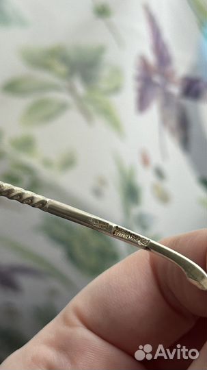 Ложка чайная серебро 84