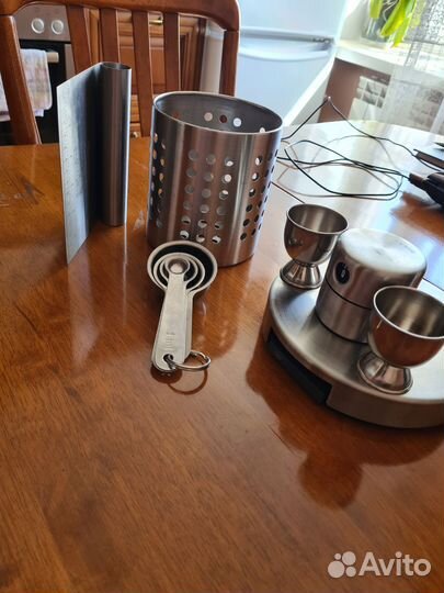 Таймер кухонный, мерная ложка, весы кухонные