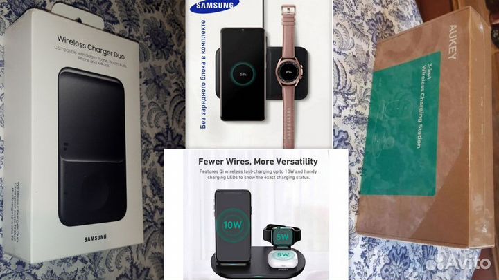 Беспроводная Зарядка Samsung / iPhone