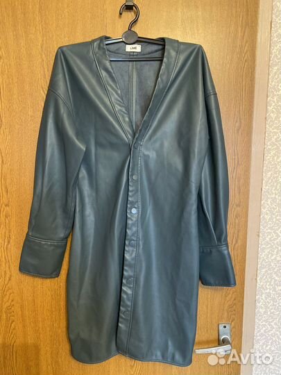 Платье из эко кожи lime