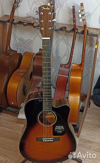Гитара fender cd 60 ce BSB