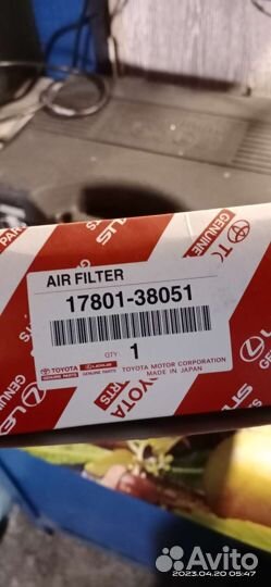 Воздушный фильтр Prado