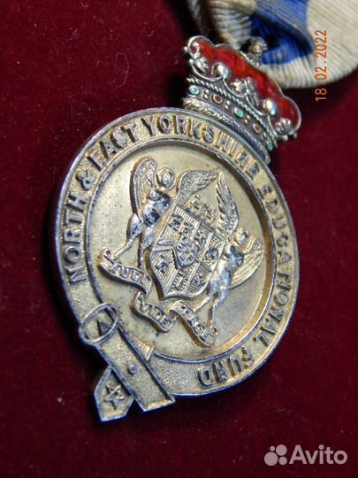 Масонская медаль, Англия, Steward, 1895 год