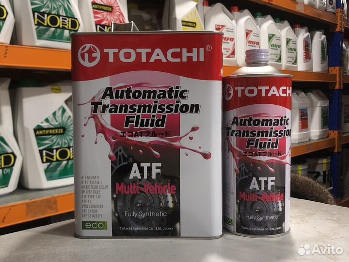 Масло трансмиссионное totachi ATF Multi-Vehicle 4л