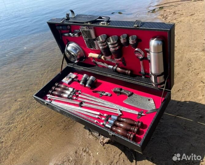 Шашлычный набор в кейсах/ чехлах