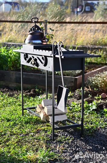 Мангалы с кованными элементами