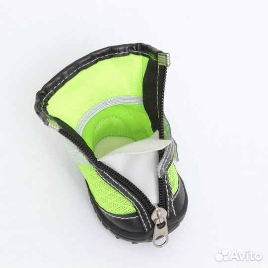 Ботинки высокие для больших собак, набор 4 шт, раз