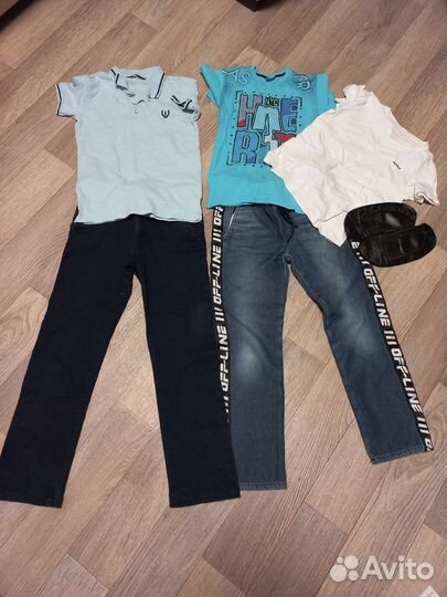 Вещи пакетом на мальчика, размер 140