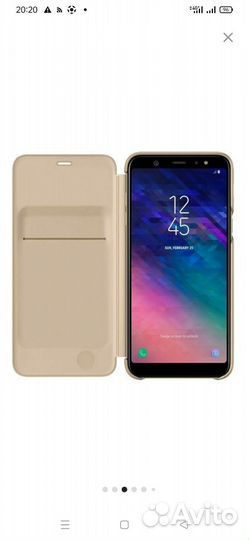 Книжка-чехол для samsung galaxy a6+