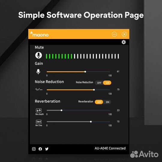 Микрофон Maono AU-A04E (silver)