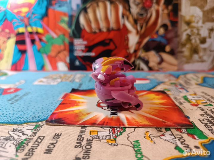 Bakugan Персиваль даркус. Розовый. Оригинал