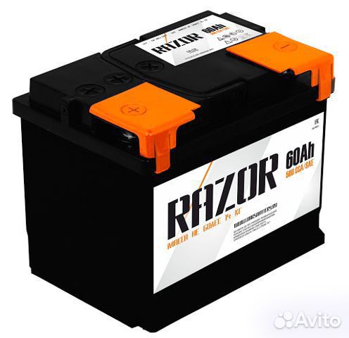 Автомобильный аккумулятор razor 60 0/1