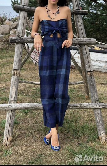 Льняной комбинезон Sea