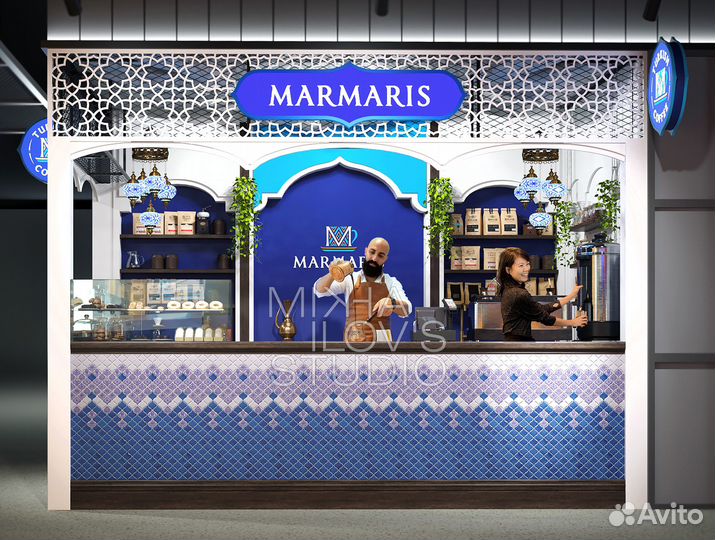 Торговый островок / корнер в ТЦ на заказ