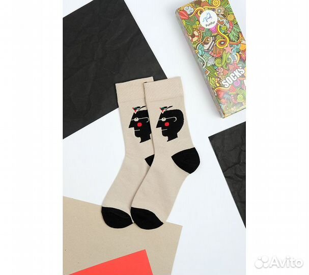 Носки Funfur Abstract в наборе 5 пар