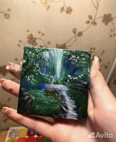 Мини-картины на заказ, на магните