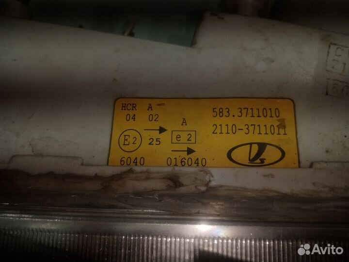 Фары на ваз 2110