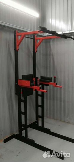 Турник брусья пресс напольный улучшенный