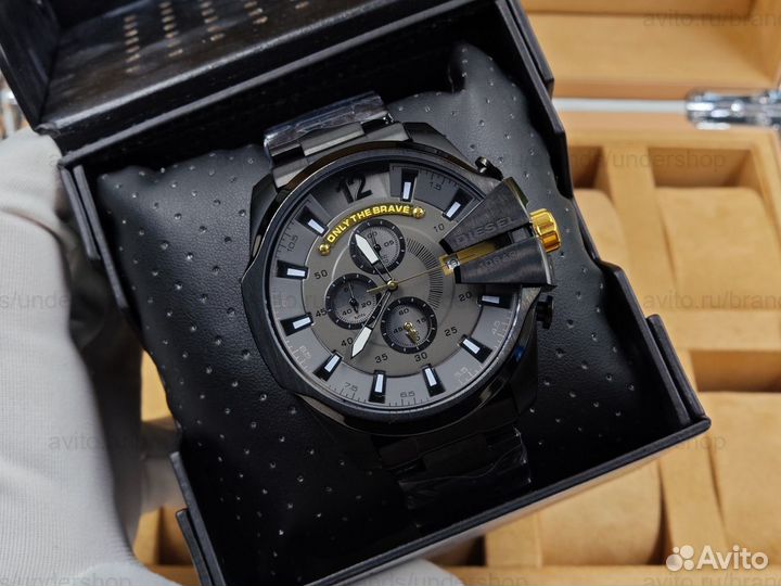 Diesel 10bar Мощные мужские кварцевые часы