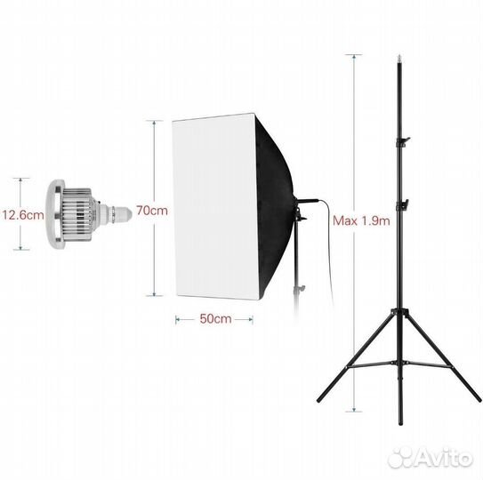 Свет для съемки аренда набор студийный свет