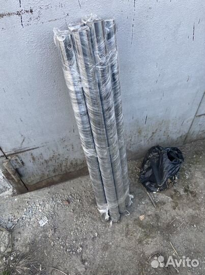 Труба 60х1100мм хром с креплением