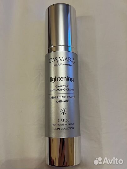 Крем перламутр для лица Casmara анти эйдж спф 50