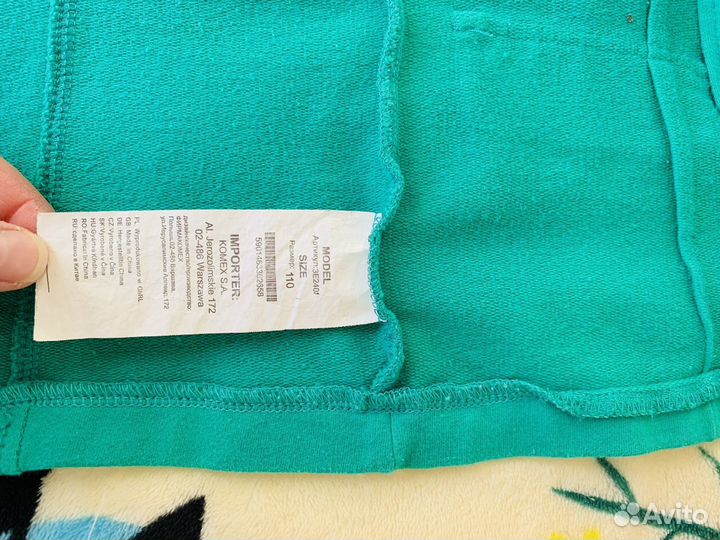 Летний трикотажный жакет на девочку, р.110, 5 лет