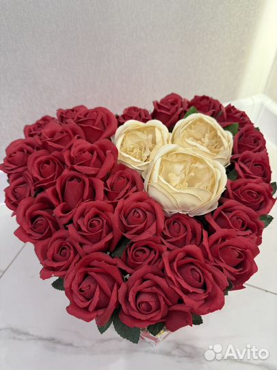 Букет из мыльных роз