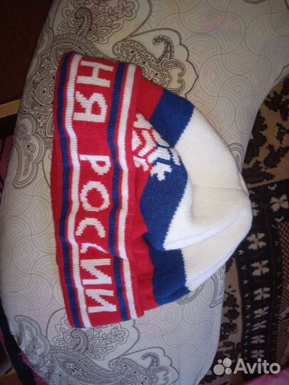 Шапка новая, лыжня России 23