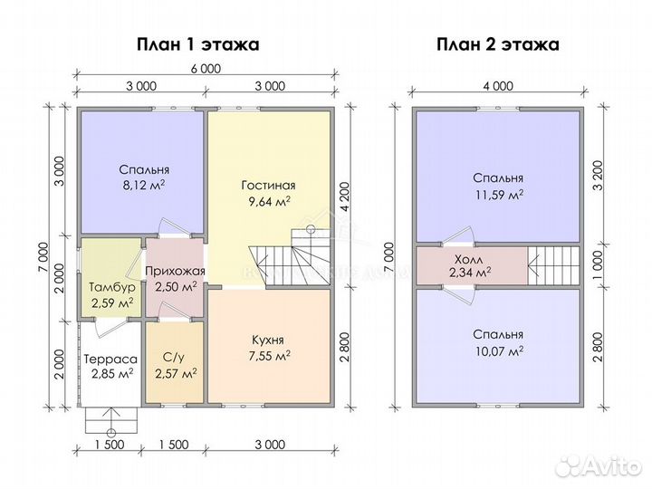 Дом из бруса 7x6 «Армавир»