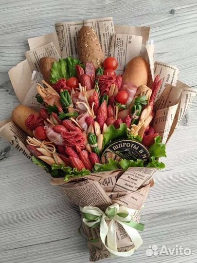 Съедобные букеты для мужчин