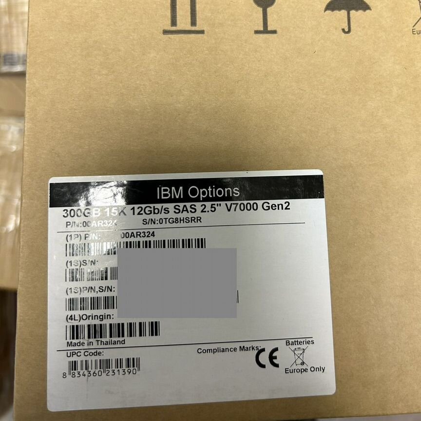 [00AR324] Жесткий Диск Ibm 300gb00ar388 00mj309