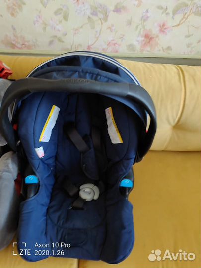 Автокресло Переноска Люлька Graco 0+