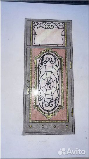 Ворота художественная ковка