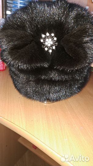 Берет женский норковый