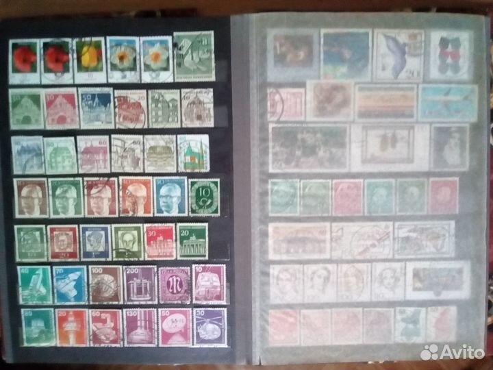 Более 6 сотен марок (20 страниц) Кляссер в подарок