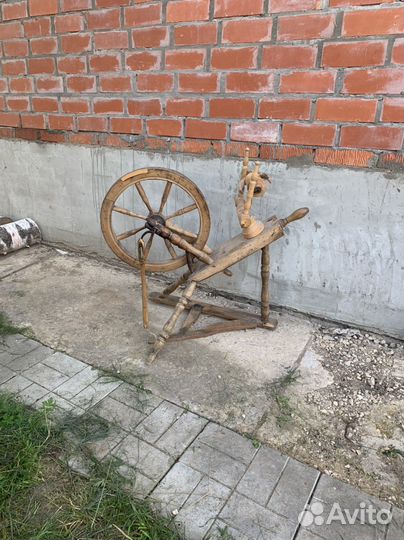 Прялка деревянная старинная