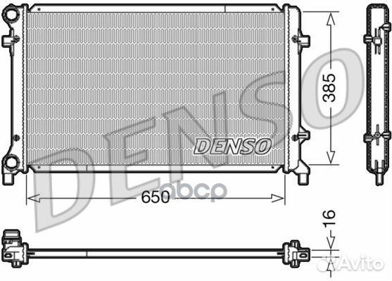 Радиатор audi A3 (8P1) 1.6 FSI 2003-2007 DRM020