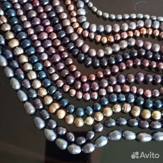 Жемчуг натуральный нити для рукоделия