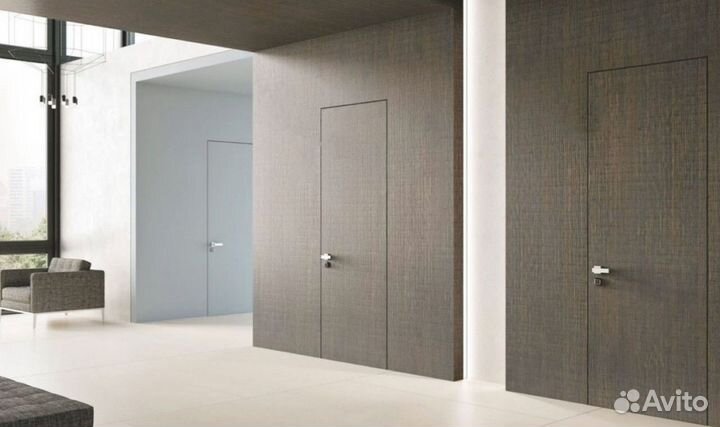 Скрытые двери под покраску, отделку