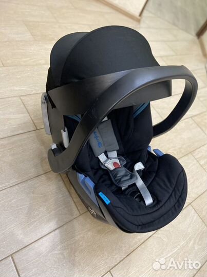Автолюлька cybex aton 0-13 кг + база isofix