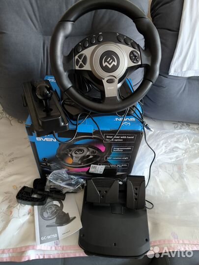 Игровой руль sven gc w750