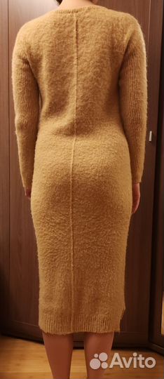 Платье миди теплое