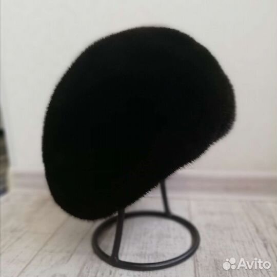 Берет норковый мягкий