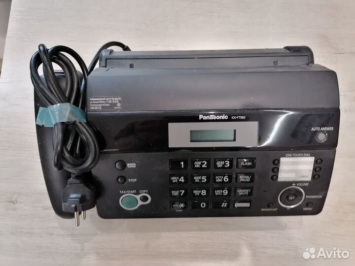 Факс Panasonic KX-FT982