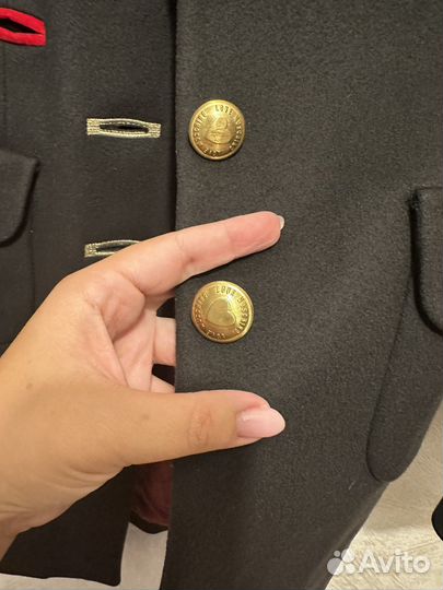 Пальто шинель love moschino