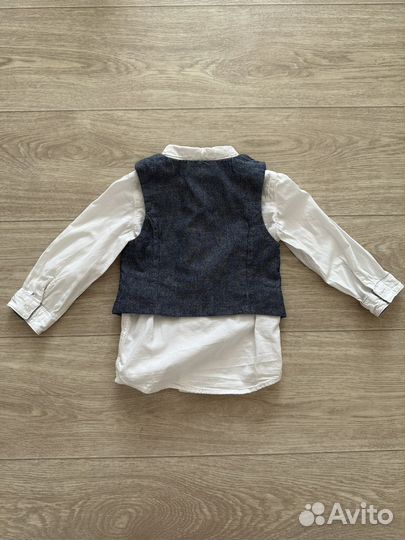 Рубашка с жилеткой H&M (92-98)